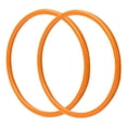 thumbnail image 4 of Fundas de empuje manual para silla de ruedas, antideslizantes, fáciles de quitar y limpiar, repuesto de 24 pulgadas naranja, 4 of 8