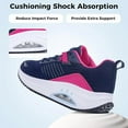 thumbnail image 4 of MAYKX Womens Walking Shoes with Arch Support, Orthotic Fashion Sneakers for Plantar Fasciitis, Cushioned Tennis Shoes for Daily Walks Foot Relief US 6-11, 4 of 6