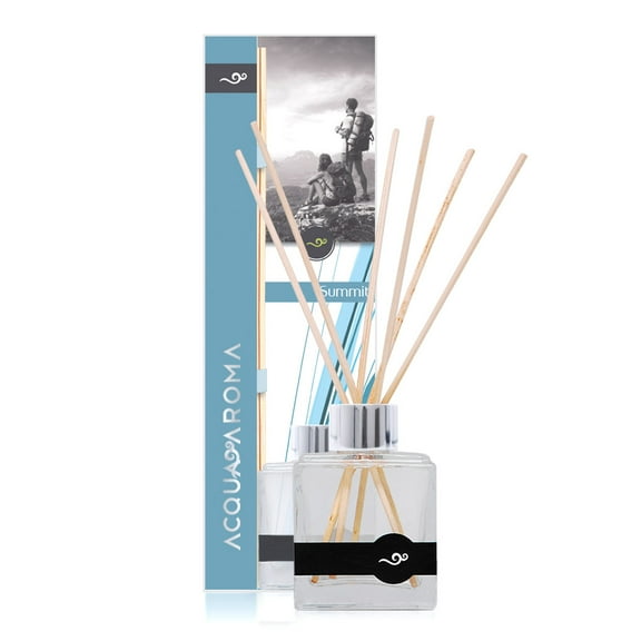 Acqua Aroma Summit Reed Diffuser 3.4 FL OZ (100ml) Gift Set sandal, cedar