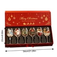 thumbnail image 3 of 3D Christmas Glass Goblet,Festive Christmas 3D Glass,Holiday Party Cup and Decorative Drinkware for Home and Table Display,Gift Box, 3 of 6