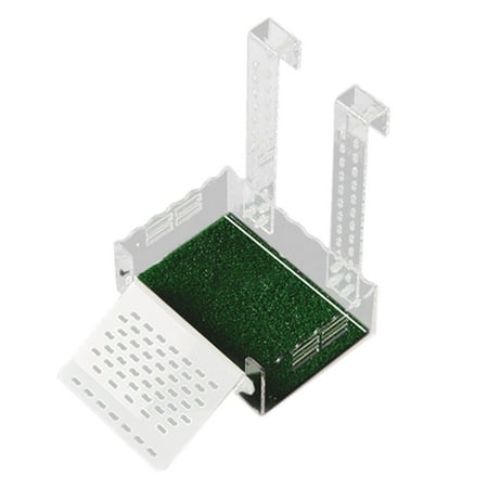 Turtle Basking Platform,Aquatic Turtle Basking Platform Ramp Clear,Dock Resting Aquarium Tank Decorations Hanging,Reptile Habitat Accessories Bask Terrace Climb,Reptile Hideout 18cmx12cm