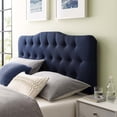 thumbnail image 4 of Modway Annabel Queen Upholstered Polyester Fabric Headboard in Navy, 4 of 9
