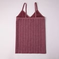 thumbnail image 6 of LNWUY Women's V-Neck Slimming Ribbed Sleeveless Sports Vest, Summer Casual Breathable Comfort Fashionable Strappy Vest Red S, 6 of 9