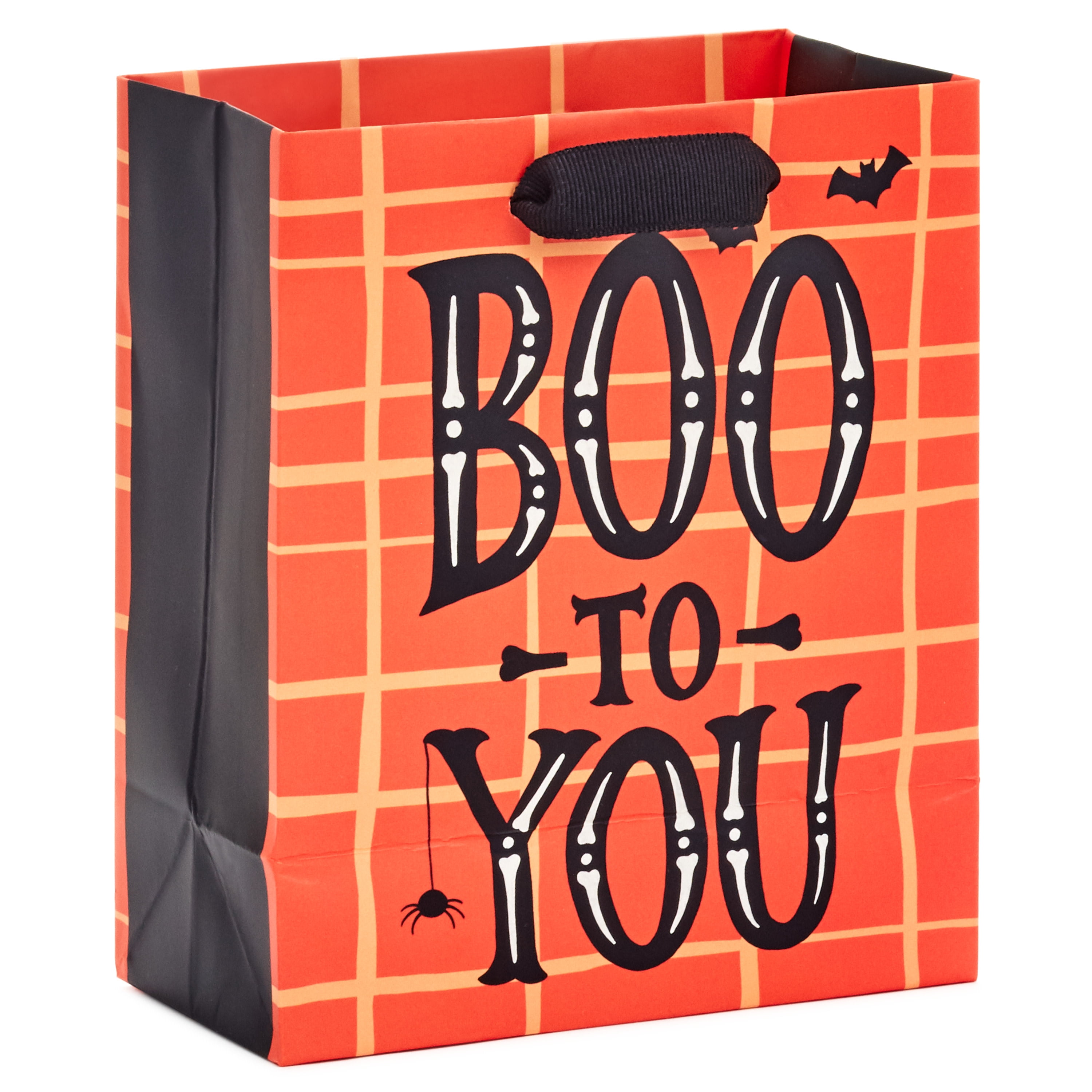Hallmark Small Halloween Gift Bag (Boo to You, Glow in the Dark), 1 Count