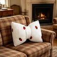 thumbnail image 7 of Dvumao Bowknot Pillow Fleece Embroidered with Insert Modern Cute for Chair and Entryway Bench, 7 of 7