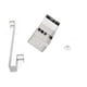 thumbnail image 1 of Over The Door Shower Caddy Stainless Steel Shower Rack No Drilling Shower Caddy with Suction Cup Hook for Bathroom Single Layer, 1 of 1