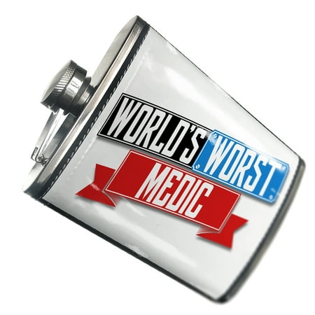 

NEONBLOND Flask Funny Worlds worst Medic