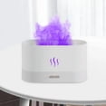 thumbnail image 2 of Humidificador de aire portátil USB Flame Mist Maker Whisper Difusor Aceite esencial Sin agua Apagado automático para dormitorio Hogar Bebés Guardería Blanco, 2 of 7