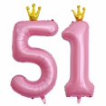 thumbnail image 2 of Globos JinminTrade con el número 15, rosas, 40 cm, 15 cumpleaños, niñas, 2 of 6