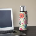 thumbnail image 5 of 20 Oz Pioneer Flower Coffee Tumbler Double Wall Insulated Stainless Steel Water Bottle | Metal Reusable Thermoses Flask with Cup Cap | Leak & Sweat Proof with Anti-Dust Lid, 5 of 7