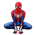 thumbnail image 2 of Boys Spider Cosplay Full Body Jumpsuits Red Blue Halloween Superhero Costumes for Birthday Party Pretend Play Outfits, 2 of 5