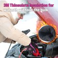 thumbnail image 5 of HANDLANDY Womens Winter Work Gloves, 3M Thinsulate Thermal Working Gloves Touchscreen Warm Gardening Gloves, Pink, Large, 5 of 7