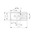 thumbnail image 3 of TARJA EMPOTRE ACERO INOX TEKA UNIVERSE 60 T-XP 1½B 1D 2 TINAS 34 CM Teka Para Empotrar, 3 of 3