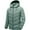Mint Green, variant on XMMSWDLA Mens Plus Top Winter Stitching Casual Thick Fit Side Seam Pockets Warm Zipper Cotton Jacket