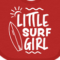 thumbnail image 4 of Inktastic Little Surf Girl with Surfboard Girls Baby Bib, 4 of 4