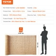 thumbnail image 5 of VEVOR 2-Pack Reed Fence, 16.4' x 4' Landscaping Privacy Blind Fencing Screen, 5 of 12
