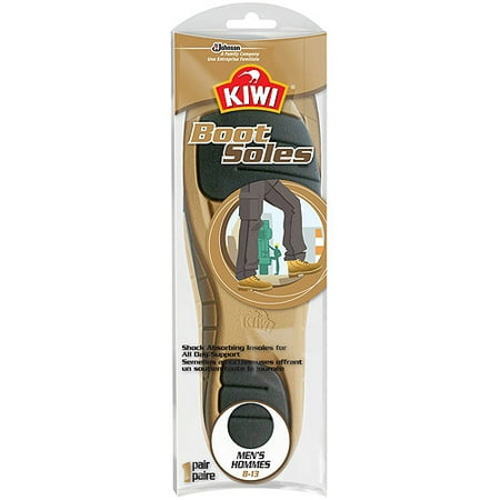 KIWI Men's Boot Soles, Size 8-13, 1 pair