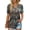 Retro Flo, variant on ONLYSHE Women Summer Basic Floral T Shirts Puffed Short Sleeve Tunic Tops Ladies Buttons Blouses