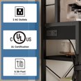 thumbnail image 3 of CazToi Industrial 6-Tier Bakers Rack with Power Outlet Ideal for Kitchen, Dining & Living Room, 3 of 8