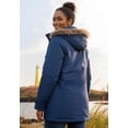 thumbnail image 2 of Ellos Women's Faux Fur Trim Parka Jacket, 2 of 5