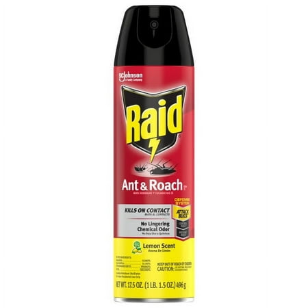 Ra!d Annt & R0ach K!ller A3ros0l, L3mon Sc3nt 17.50 oz (Pack of 3)