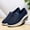 Blue, variant on Leesechin Women Fashion Breathable Shoes Casual Sneakers Fitness Shoes Platform Sneaker