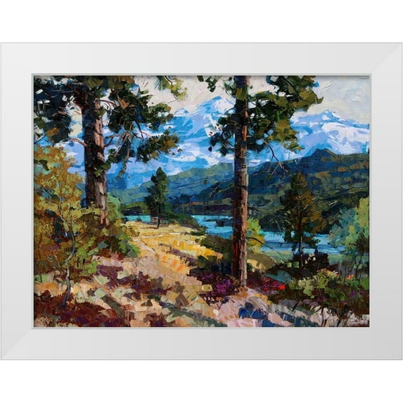 Moore, Robert 24x19 White Modern Wood Framed Museum Art Print Titled - Many Are The Joys