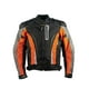 thumbnail image 2 of Chamarra Para Moto Immortale Confort Z Naranja/ Negro, 2 of 5
