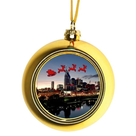 Nashville Christmas Ornament Nashville Tn Christmas Ornament