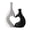 C, variant on Vase Set, 2 Piece Plastic Vase Non-Fragile Decorative Art Set, Heart Shape Forming Tabletop Decor for Wedding Dining Table Bookshelf, Home Office Decor Gift