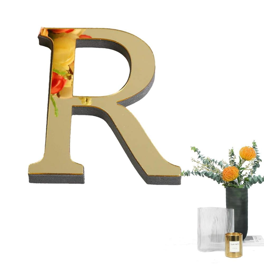 Laideyi 3D Acrylic Alphabet Acrylic Letters 3D For Wall Decor Light