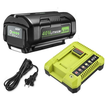 for Ryobi 40V 6.0Ah Power Tool Battery for Ryobi 40 Volt Tools