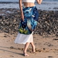 thumbnail image 6 of Starry Dinosaur Women's Chiffon Beach Dress with Polyester Straps - Summer Dress for Beach vibes, 6 of 6