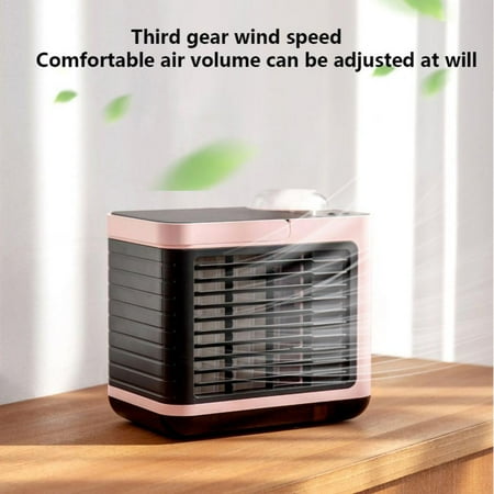 

Yinrunx Small Personal Desk Fan 3 Speeds Portable Desktop Table Cooling Fan Powered by USB Strong Wind Quiet Operation for Home Office Car Outdoor Travel