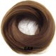 thumbnail image 3 of Extensión de moño liso sintético de 10 cm con aspecto natural y elástico, color Q7, 1B, 3 of 5