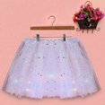 thumbnail image 2 of Outfmvch Skirts for Women Mini Skirt Pleated Skirts for Women Tennis Skirt Women Star Sequins Mesh Pleated Tulle Princess Skirt with Led Small Bulb Skirt White One Size, 2 of 9