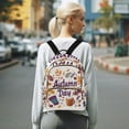thumbnail image 7 of FORMRS Mini Backpack Purse for Women Quilted Travel Daypack Casual Shoulder Bag, Warm Autumn Day, 7 of 7