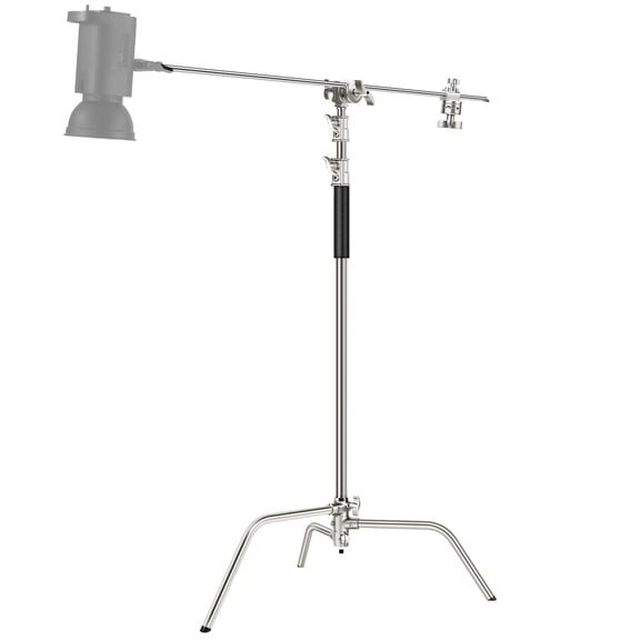 NEEWER SC320D Pro C-Stand w/Boom Arm, 10.5ft Max Height for Studio Equipment