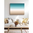 thumbnail image 4 of Teal Beige Ombre Cream Wall Art for Living Room,Canvas Picture Wall Decor for Bathroom Bedroom,Modern Turquoise Abstract Art Aesthetics Painting Artwork for Office Hallway Dining Room Decor 24"x32", 4 of 8