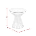 thumbnail image 7 of Home Square Modern Round Metal End Table in Chrome - Set of 2, 7 of 7
