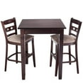 thumbnail image 1 of Beechwood Mountain 3 Piece Solid Wood Diamond Pub Set in Walnut, 1 of 1
