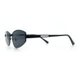 thumbnail image 6 of Womens Y2K Styling Metal Rim Cat Eye Retro Sunglasses All Black, 6 of 8
