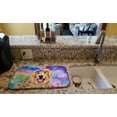 thumbnail image 2 of Carolines Treasures DAC2531DDM 0.2 x 21 x 14 in. Yellow Labrador Hippie Dawg Dish Drying Mat, 2 of 5