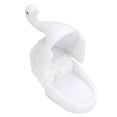 thumbnail image 1 of Jewelry Box Jewelry Box Swan Shape Flocking Inside Retro Small Exquisite Unique Portable Earring Box For Christmas Birthday GiftWhite, 1 of 8