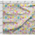 thumbnail image 2 of Soimoi Watercolor Fruit Printed, Cotton Fleece, Fabric by The Yard Sewing DIY Stretch Fabric 56 Inches Wide, WarmFabric for Hats, Coats, Gloves, Blankets, Yellow, 2 of 5
