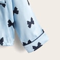 thumbnail image 6 of Vividxx Pajamas For Girls Children's Pajamas Set Autumn Imitation Silk Color Ding Long Sleeve Girls Home Wear Two Piece Children's Suit 6-7 Years, 6 of 9