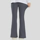 thumbnail image 2 of Odeerbi 6-15 Años Niñas Yoga Pantalones Acampanados Workout Dance Athletic Deportes Pantalones Color Sólido Casual Caliente Leotardos, 2 of 4