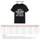 thumbnail image 4 of Camiseta de manga corta con cuello redondo para mujer, camiseta informal holgada y transpirable con estampado de letras para el trabajo de oficina, 4 of 4