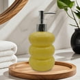 thumbnail image 4 of Weloille Circle Pattern Liquid Dispensing Bottle 1 Piece, 3.4 OZ BPA-Free Leakproof Refillable Container, Portable Squeeze Travel Size Bottle, Dispensing Bottle for Lotion Shampoo Cosmetic, 4 of 6