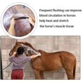 thumbnail image 4 of BEMS-1 Peine de masaje para caballo negro, cepillo de pelo de caballo 6 en 1, caballo, 4 of 5